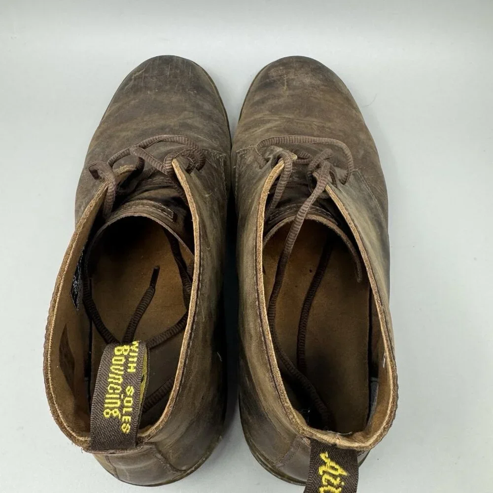 Doc Martens Cabrillo Brown Leather Chukka Ankle Boots Men's Size US 12